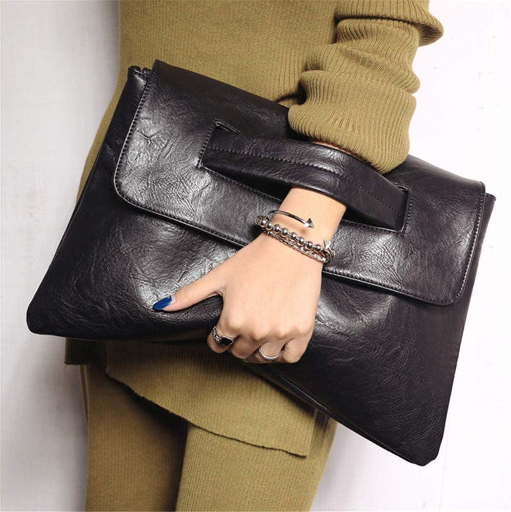 Women Handbags PU Leather Female Clutch Handbag Messenger Bag Large Solid High Capacity